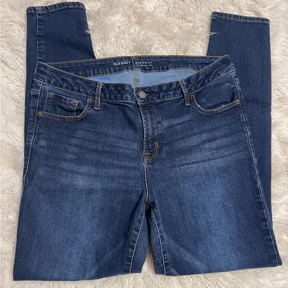 Old Navy Blue Skinny Jeans with Stretchy Fit - Picture 8 of 8